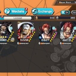 [NTT1703][ ANDROID ] 5 EX + 1905 Gems Android / Sabo B52/52 + Shanks Divine Departure + Akainu + Shanks Blue + Kaido Blue, Solo Fesh, many more items 0